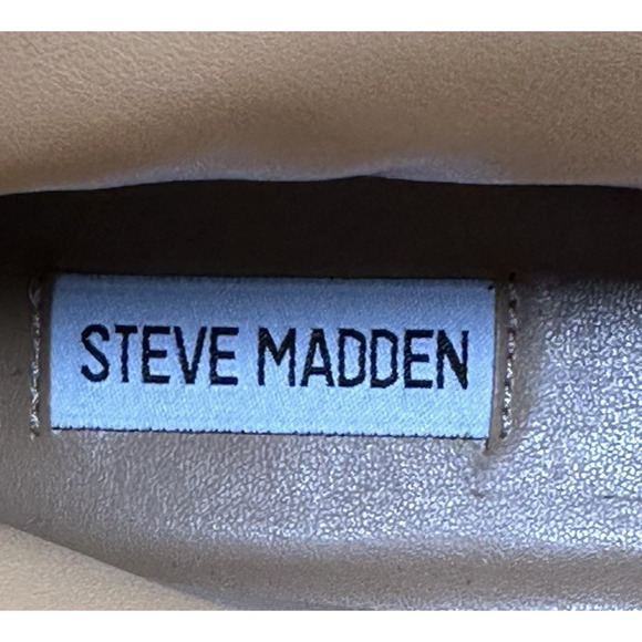 Steve Madden Jones Boots Womens 9.5M Black Leather Front Zip Platform New $130 - Picture 12 of 14